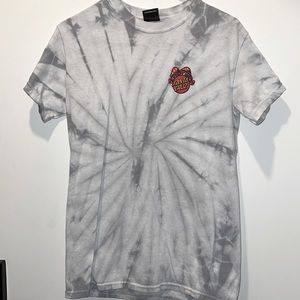 Tie dye Santa Cruz mushroom tee